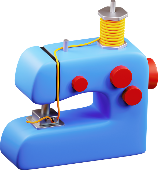Sewing Machine 3D icon